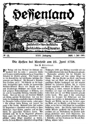 No. 13, 1. Juli 1908