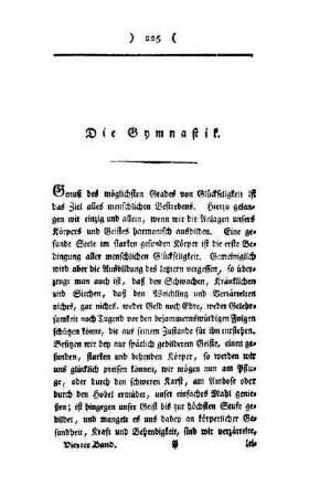 ¬Die¬ Gymnastik