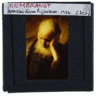 Rembrandt, Jeremias beklagt die Zerstörung Jerusalems (Amsterdam RM, SK-A-3276)