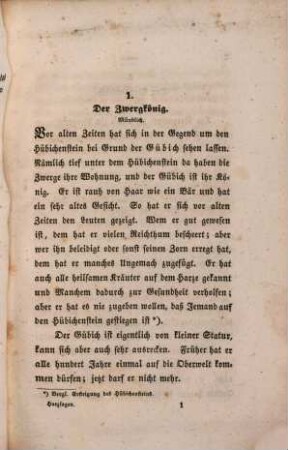 Volkssagen, Märchen und Legenden Niedersachsens, 2. Der Harz