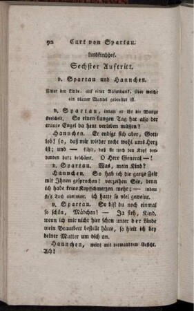Sechster Auftritt. v. Spartau und Hannchen.