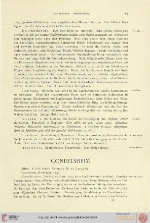 ⟦Gondelsheim⟧