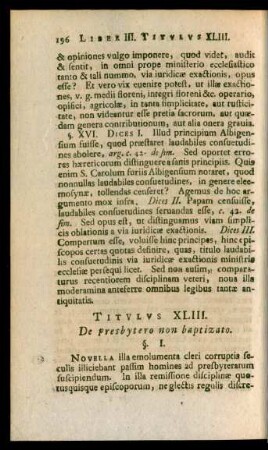 Titulus XLIII. De presbytero non baptizato.