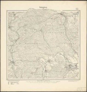 Meßtischblatt 2853 : Battenberg, 1891 : Battenberg. - Aufn. 1889. - 1:25000. - [Berlin]: Reichsamt für Landesaufnahme, 1891. - 1 Kt.