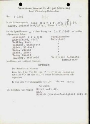 Mayer, Hans