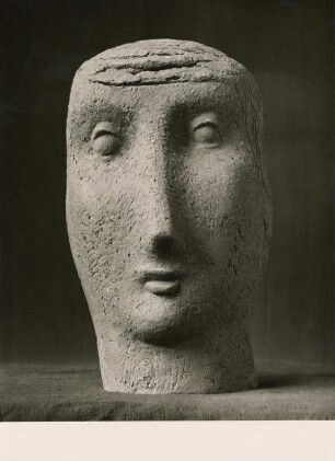 Terrakotta Maske von Kurt Schwippert