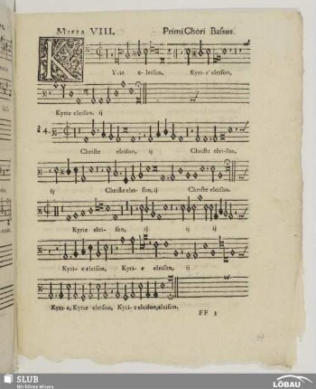 Missa VIII. 8 voc