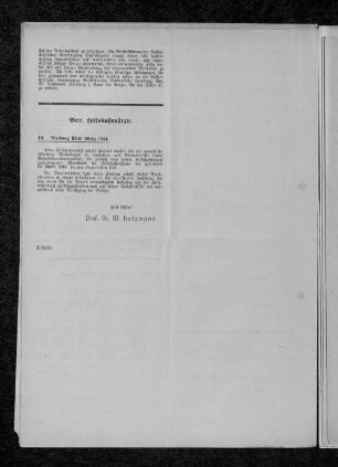 19. Meldung über März 1944.