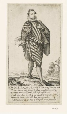 Bildnis stehender Mann