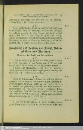 Berechnung und Zahlung von Fracht, Nebengebühren und Auslagen