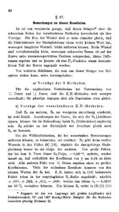 § 37. Bemerkungen zu diesen Resultaten.