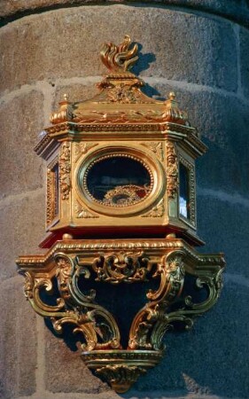 Frankreich. Basse Normandie. Manche. Granville. Kirche Notre Dame de Granville. Reliquiar