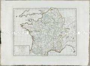 Atlas Nouveau: Carte Comparative... de la France