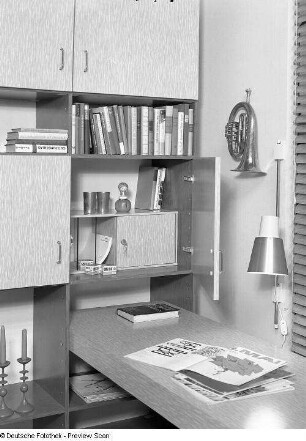 Kombiniertes Wohn- und Arbeitszimmer
