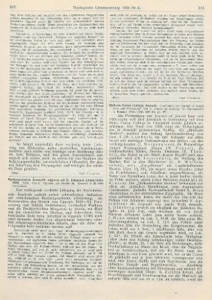 214-215 [Rezension] Hebrew Union College Annual. Vol. I