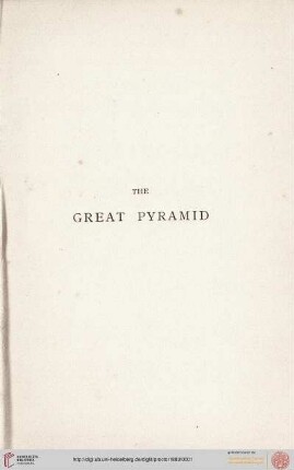 The Great Pyramid : observatory, tomb, and temple