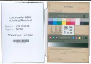 Entnazifizierung Hermann Wichelhaus , geb. 02.03.1894 (Angestellter)