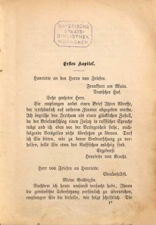 Henriette : Erzählung von J. Niemann