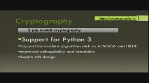 Python Security & Cryptography