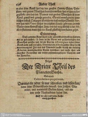 Folget Der Dritte Theil des Planeten Buchs.