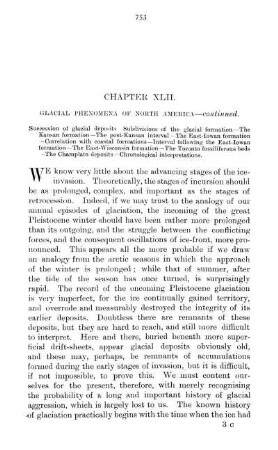 Chapter XLII. Glacial Phenomena Of North America - continued