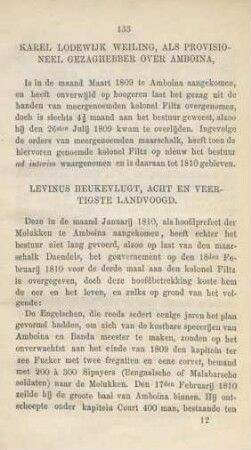 Levinus Heukevlugt, acht en veertigste landvoogd