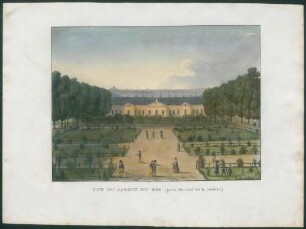 Vue du Jardin du Roi (prise du côté de la rivière.)