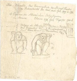 Thiersch, August ; Ägypten; Griechenland; Italien; Türkei; Antike Theaterbauten - Details