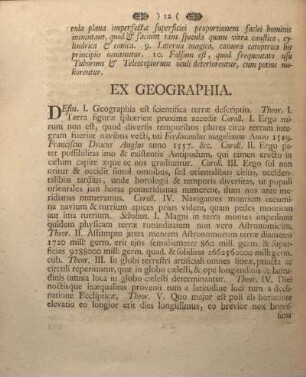 Ex geographia.