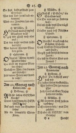 Am 23. Sontag nach Trinitatis