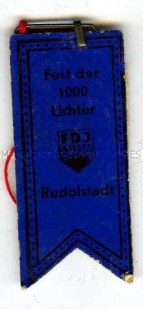 FDJ (Freie Deutsche Jugend), Fest der 1000 Lichter in Rudolstadt