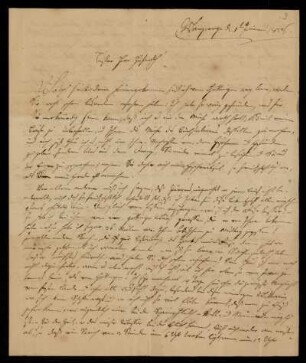 3: Brief von Lorenz Oken an Gustav Hugo, Wangerooge, 1.1.1808