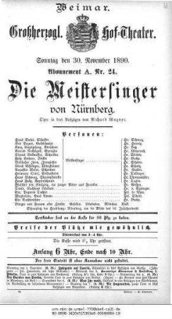 Die Meistersinger von Nürnberg
