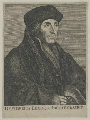 Bildnis des Desiderius Erasmus Rotterodamus