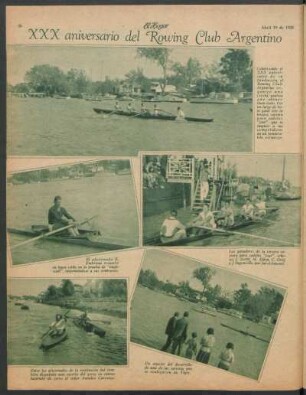 XXX aniversario del Rowing Club Argentino