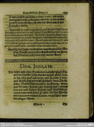 Dom. Iubilate