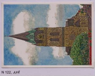 Marienkirche in Ahlen - Postkarte