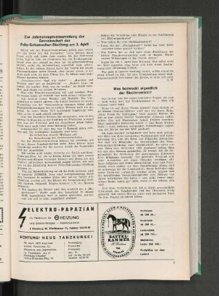 Was bezweckt eigentlich der Siedlerverein?