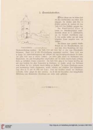 Die alten Thore von Constanz, [3]: Emmishofenerthor
