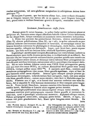 §. 14. Lectionum samaritanarum classis sexta.