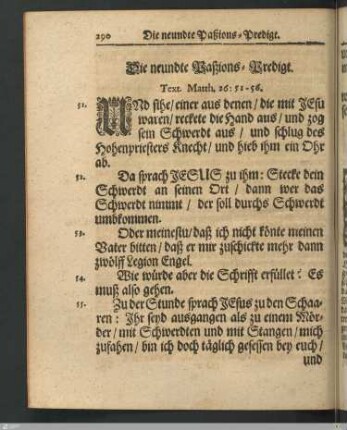 Die neundte Paßions-Predigt.