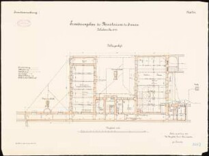 Ministerium des Innern, Berlin Erweiterungsbau: Grundriss Kellergeschoss 1:100