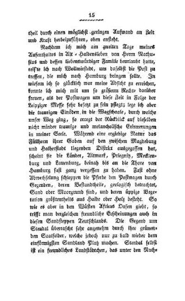 Abreise von Althaldensleben. Stendal; Irmensäule.