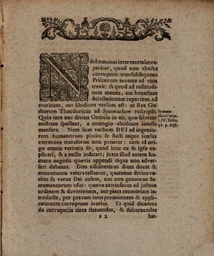 Ordinis Ivridici In Academia Vitembergensi h. t. Decanvs Ioh. Carolvs Naevivs I. V. D. ... Benevolo Lectori S. P. D.