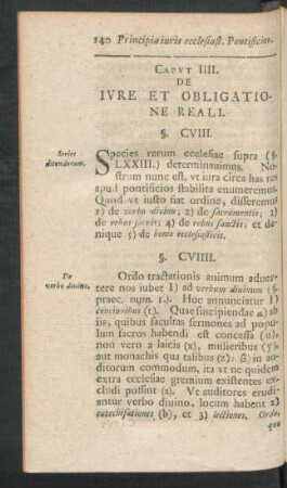Caput IIII. De Iure Et Obligatione Reali