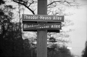 Umbenennung der Blankenlocher Allee in Theodor-Heuss-Allee
