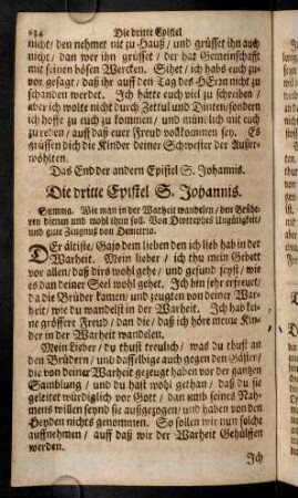 634-635, Die dritte Epistel S. Johannis