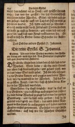 634-635, Die dritte Epistel S. Johannis
