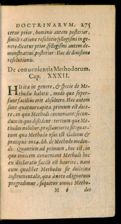 De convenientia Methodorum. Cap. XXXII.