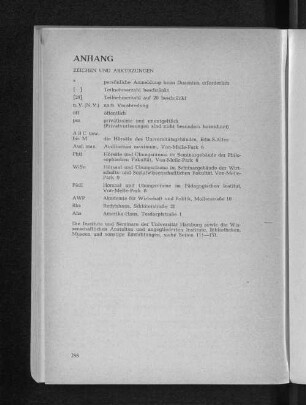 Zeichen und Abkürzungen